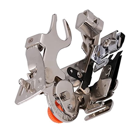 Ruffler Presser Foot for Sewing Machine, Control Pleat Depth and Distance, Easy Gathering and Pleating