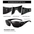 thumbnail image 3 of KALIYADI Fit Over Wrap Sunglasses Polarized Sun Glasses:Wrap Around Eyeglasses for Men and Women with UV Protection for Driving, 3 of 8
