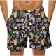 thumbnail image 1 of Pantalones Cortos Casuales de Impresión Hawaiana para Hombres Pantalones Cortos de Natación de Playa, Poliéster de Secado Rápido con Forro de Malla, 1 of 9