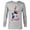Athletic Heather, variant on Disney Junior T.O.T.S. Irresistibly Cute  - Long Sleeve T-Shirt for Men- Customized-White