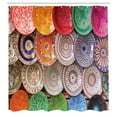 thumbnail image 3 of Ambesonne Moroccan Shower Curtain, Traditional Colorful, 69"Wx84"L, Multicolor, 3 of 5