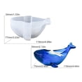 thumbnail image 4 of WE-POLUJ Flexible Candle Cup Molds Crafting Moulds Whale Shape Easy Demolding Moulds Candle Holder Molds Candle Stand Molds, 4 of 11