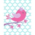 thumbnail image 2 of Robinson, Tamara 26x32 White Modern Wood Framed Museum Art Print Titled - Bird Floral Branch I, 2 of 4