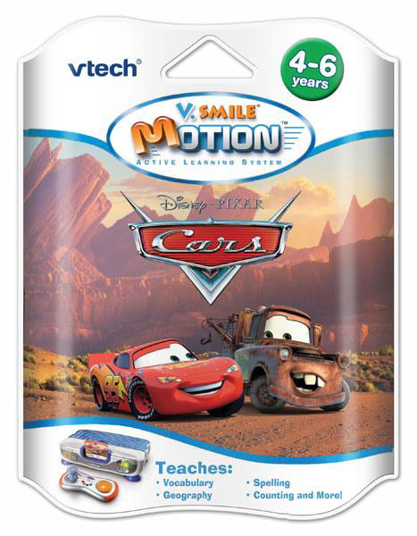 VTECH VSmile Vmotion Game Cartridge Disney Pixar CARS Lightning Mqueen 4-6 Boy 