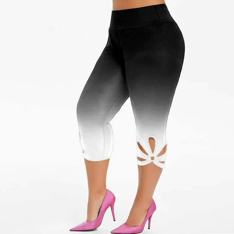 qILAKOG Women's Printed Solid Activewear Jogger Sweatpants High