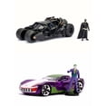 thumbnail image 1 of Batman vs. Joker Diecast Toy Car Package - Two 1/24 Scale Diecast Model, 1 of 3