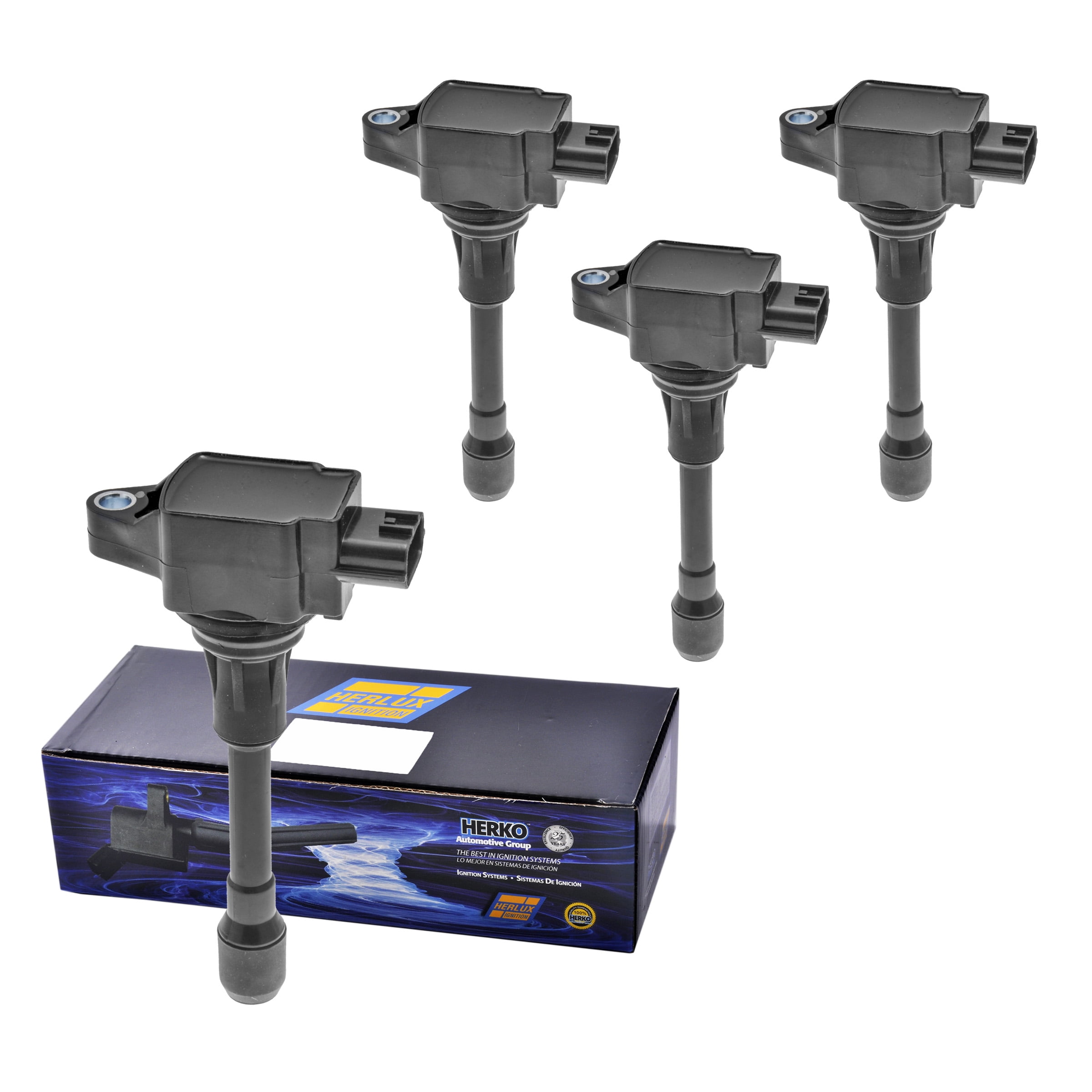 Set of 4 Herko Ignition Coil B233 for Nissan March Versa Micra Versa