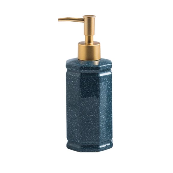 Dowbom Soap Dispenser With Pump Ceramic Refillable Lotion Dispenser for Bathroom, Shampoo