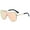 Gold / Fire, variant on Womens Rimless Sunglasses Black Mono Lens Ladies Sun Glasses