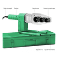 thumbnail image 2 of Termofusor Kit 1000w Con 6 Dados+tijeras Verde, 2 of 4