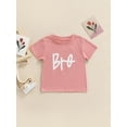 thumbnail image 2 of Kiapeise Toddler Baby Girl Boy Funny Short Sleeve Cotton T Shirts Tops Tee Clothes, 2 of 8