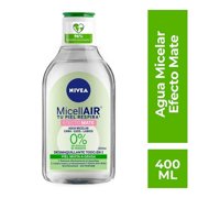 NIVEA WATER MICELLAR AIR todo en 1 efecto mate piel mixta a grasa 400 ml