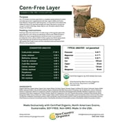New Country Organics | Chicken Feed 50lb | Corn-Free Classic Layer Chicken Feed for Laying Hens | Corn-Free and Soy-Free | 17% Protein | Certified Organic and Non-GMO Chicken Food | 50lbs Bag