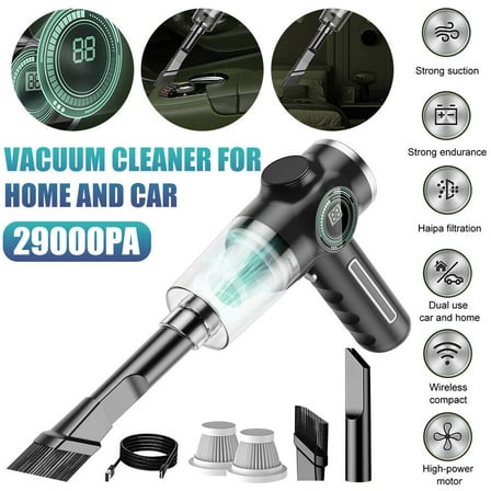 Handheld Compressed Air Duster,Electric Air Duster for Cleaning Keyboard&PC,Air Cleaning Kit,Multi-Nozzles for Car, Home, Office, Pet