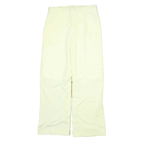 Pre-owned: Jacadi Girls White Linen Pants size: 8 Years (New with Tags)