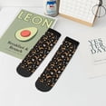 thumbnail image 7 of Fuzoiu Christmas Cookie Reindeer Print Adult Socks, Crew Moisture-wicking Socks, Unisex Cushion Crew Socks,Casual Sports Ankle Socks, 7 of 7
