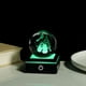 thumbnail image 5 of Bola de cristal tallada 3D luz nocturna de ambiente luminoso adorno de escritorio creativo bola de cristal con base de luz, 5 of 6