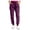 Dark Purple, variant on UOCUFY Womens Scrub Pants - Soft Stretch Yoga Style with Pockets, Slim Drawstring Jogger Scrubs Dark Purple,Size XXL