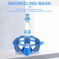 thumbnail image 5 of Snorkel Mask Foldable Diving Mask Set with Dry and Camera Mount, Anti-Fog Professional mj2849, 5 of 6