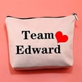 thumbnail image 2 of Zuo Bao Vampire Lover Gift Team Edward Cosmetic Bag Twilight Fans Gift Birthday Gift for Her, 2 of 6