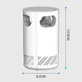 thumbnail image 2 of Flying Insect Fan Trap for Indoor Bug Control, Attracts Mosquitoes, Fruit Flies, and House Flies, Plug-in Fan with UV Light, Starter Kit ,Includes: 1 data cable+1 mosquito lamp,3.6*5.3 Inch., 2 of 7