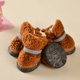 thumbnail image 2 of 4 piezas de botas de invierno impermeables para perros, calcetines antideslizantes para cachorros, gatos, botas de lluvia y nieve, calzado para perros pequeños, chihuahuas, zapatos para perros, 2 of 5