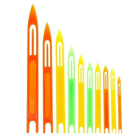 10 Pcs Fishing Netting Needle Repair Net Line Plastic Shuttles Mending Weaving