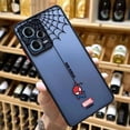 thumbnail image 3 of Matte Case for Redmi NOTE 12 11 10 11S 10S 9 9S 9T 8 7 6 5 3PRO PLUS 4G 5G Case Funda Shell Cartoon Marvel Spider-Man Spider Web, 3 of 5