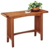 Home Styles Mission-Style Convertible Sofa Table, Oak Finish