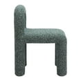 thumbnail image 2 of Arum Dining Chair Snowy Green Dining Chair, Modern Style, Shearling style fabric, Plywood, Indoor Dining, 2 of 5