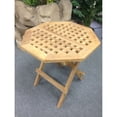 thumbnail image 2 of D-Art Collection Octagonal Traditional Teak Solid Wood Picnic Table in Natural, 2 of 3