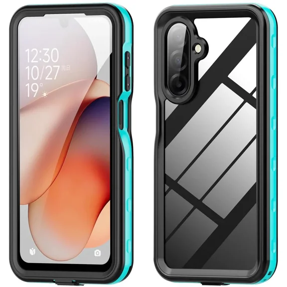 Waterproof Case for Samsung Galaxy A17 4G / 5G 6.7 Inch, Built-in Screen & Camera Lens Protector [IP68 Underwater][12FT Military Shockproof] Full Body Protection Phone Case