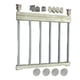 thumbnail image 1 of Bewildely Puerta de seguridad escalable para cachorros, puerta de escalera, aislamiento para bebés y mascotas (blanca) Decoración del hogar Altura 36cm, 1 of 6