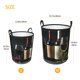 thumbnail image 3 of Fotbe Two Bottles Of Red And White Wine Cesto de Ropa con Asas, Cesto Impermeable de Gran Capacidad, Bolsa de Lavado para Dormitorio, Cesto de Ropa con Ruedas y Asas-Medium, 3 of 6