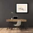 thumbnail image 4 of Seth Wells Cheney 24x19 Black Modern Framed Museum Art Print Titled - House and Boat at the Shore (C. 1835-1840), 4 of 5
