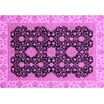 thumbnail image 1 of Ahgly Company Indoor Rectangle Oriental Purple Traditional Area Rugs, 7' x 9', 1 of 4