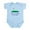Sky Blue, variant on CafePress - Bogey In My Diaper Infant Bodysuit - Baby Light Bodysuit, Size Newborn - 24 Months