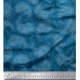 thumbnail image 1 of Soimoi Polyester Crepe Fabric Paisley & Floral Artistic Printed Craft Fabric by The Yard 52 Inch Wide, 1 of 2