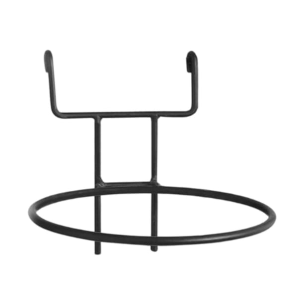 Maceta colgante con barandilla para maceta, cesta colgante para decoración de jardín, soporte multiusos para plantas, para el hogar y el patio. Negro