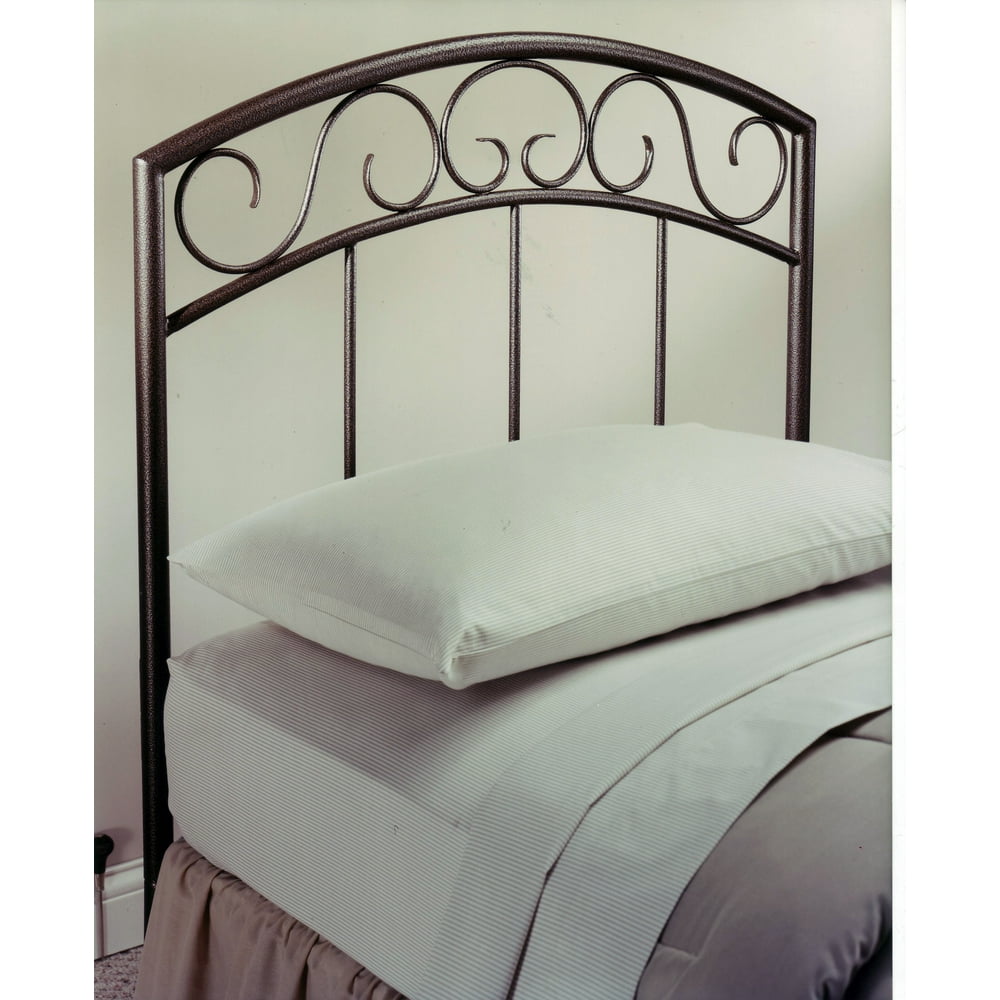 Hillsdale Furniture Wendell Copper Pebble Metal Arched Twin Headboard