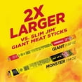 thumbnail image 2 of Slim Jim Monster Smoked Meat Snack Stick, Hot AF Flavor, Packed with Protein, 1.94-oz. Stick 18-Count, 2 of 2