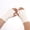 White, variant on Snow Gloves Women's Fashion Plush Lined Knitted Thickened Warm Full Finger Gloves Winter Gloves Black One Size