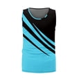 thumbnail image 6 of Men's Summer Tank Tops, Quick Dry Performance Sleeveless Casual Classic T-Shirts fashion Moisture Wicking T Shirts Cyan M, 6 of 6