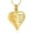 Golden, variant on Rose Flower Heart Cremation Jewelry for Ashes Urn Necklace for Women Men Memorial Gift