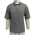 thumbnail image 6 of VBTAPA Mens Waffle Knit Polos Shirt Short Sleeve Collared T-shirt Big and Tall Casual Stylish Tops Gray XXXL, 6 of 8