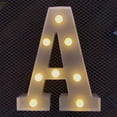 thumbnail image 1 of LED Marquee Letter Lights Sign, Light Up Alphabet Letter for Home Party Wedding Decoration A, 1 of 5