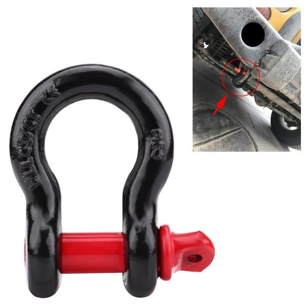 LYUMO Heavy Duty Galvanized Shackles D Ring for Vehicle Recovery Towing