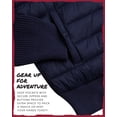 thumbnail image 3 of CANADA WEATHER GEAR Men's Sweater - Cozy Full Zip Up Hoodie Puffer Sweaters for Men (M-XXL), 3 of 7