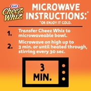 Cheez Whiz Cheese Dip, 1 Jar, Original Flavor, Easy Dip, 15 oz