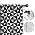 thumbnail image 4 of Blackout Kids Curtains,Black White Checkerboard Checkered Pattern Childrens Insulated Curtains Set Of 2,Bedroom Essentials,Toddler Room Decor 42"x63", 4 of 5